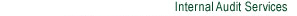 internal audit services